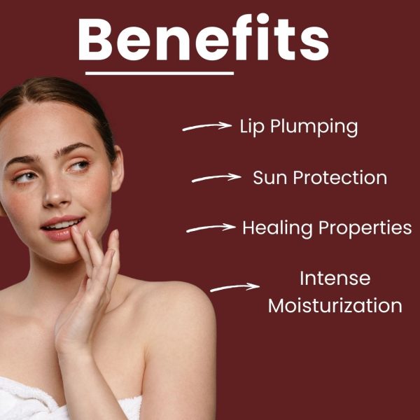Dermistry Plumping Nourishing SPF 10 for Glossy Tinted Lip Balm Cocoa Butter I Retinol I Coconut Oil I Shea Butter for Dry Dark Pigmented Chapped Lips Care Glowing I Hydrated Intensely Soft I Lightening Smooth Look I Men Women 15ml - Image 3