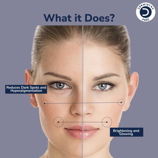 Dermistry 16% Vitamin C 1% Alpha Arbutin Skin Lightening Brightening Instant Glowing Fairness Face Serum for Removes Pigmentation Dull Skin Dark Spots Correcting Skin Radiance Sun Damage Repair 30 ml - Image 4