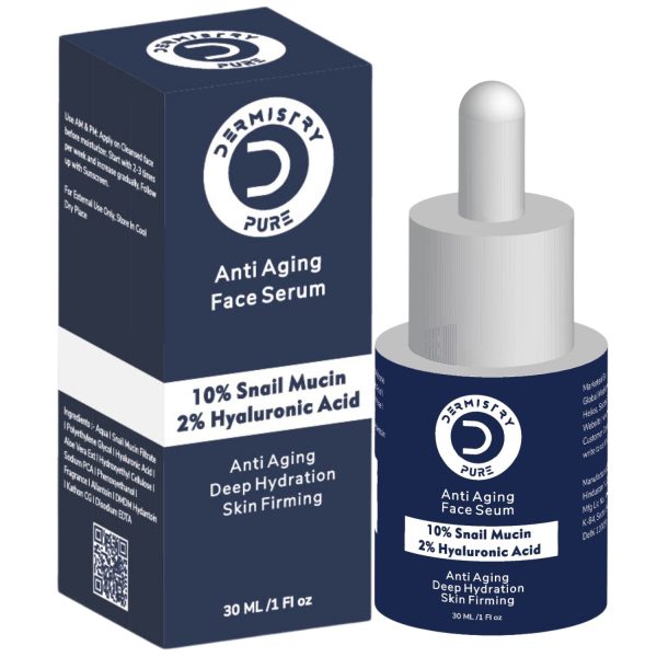 Dermistry Pure 10% Snail Mucin 96 Peptide + 2% Hyaluronic Acid Anti Aging Moisturizer Face Serum Repair Fine Lines Wrinkles Collagen Boost Skin Lifting Firming Tightening Deep Hydrating Anti Ageing - Image 6