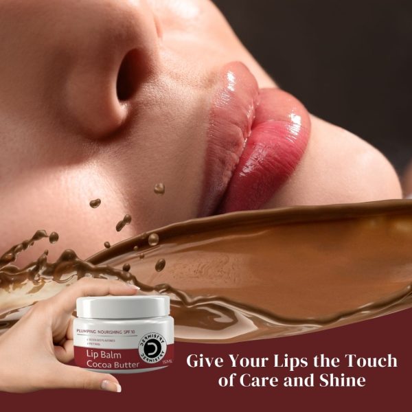 Dermistry Plumping Nourishing SPF 10 for Glossy Tinted Lip Balm Cocoa Butter I Retinol I Coconut Oil I Shea Butter for Dry Dark Pigmented Chapped Lips Care Glowing I Hydrated Intensely Soft I Lightening Smooth Look I Men Women 15ml - Image 6