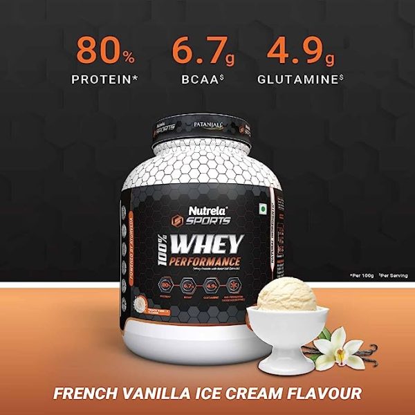 Nutrela Sports 100% WHEY PERFORMANCE-2 KG (Vanilla Ice Cream) - Image 5