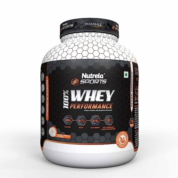 Nutrela Sports 100% WHEY PERFORMANCE-2 KG (Vanilla Ice Cream)