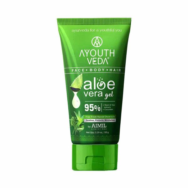 Aimil Aloe Vera Gel for Face, Hair and Body (150 gm)