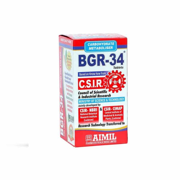 Aimil Carbohydrate Metaboliser BGR-34 Tablets - Image 3