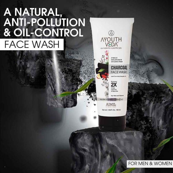Aimil Charcoal Face Wash (100ml) - Image 2