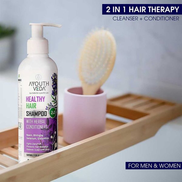 Aimil Healthy Hair Shampoo With Bhringraj and Shikakai (200 ml) - Image 2