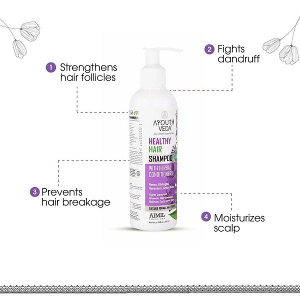Aimil Healthy Hair Shampoo With Bhringraj and Shikakai (200 ml) - Image 3