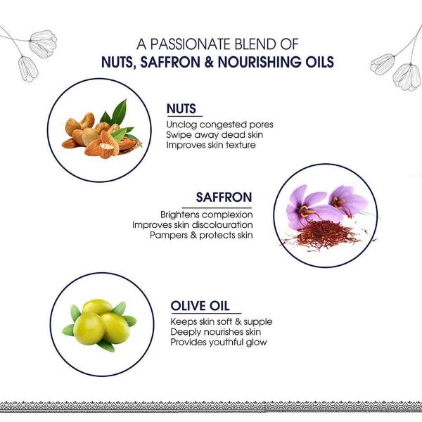 Aimil Nuts & Saffron Luxury Handmade Castile Soap (100 gm) - Image 3