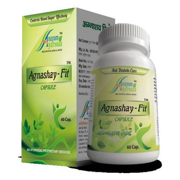 Anupam Ayurveda Agnashay Fitt Capsule
