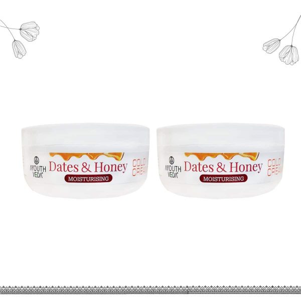 Ayouthveda Dates & Honey Moisturising Cold Cream (75 Gm) - Image 3