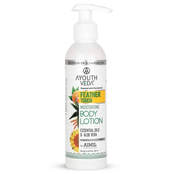 Ayouthveda Feather Touch Moisturizing Body Lotion With Aloe vera (200 Ml)