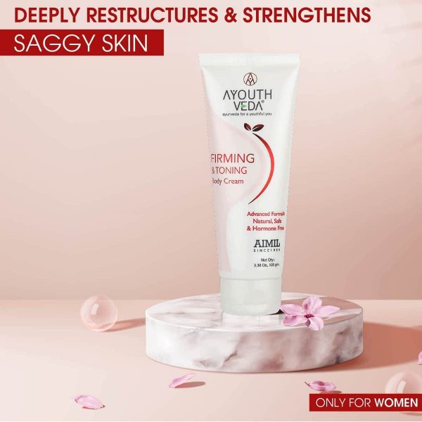 Ayouthveda Firming & Toning Body Cream (100 Gm) - Image 3