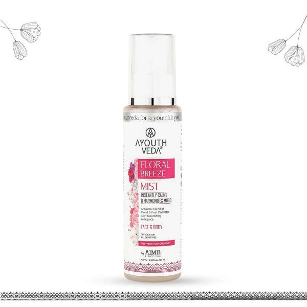 Ayouthveda Floral Breeze Mist to Keep Your Skin Hydrated All Day (100 Ml) - Image 4
