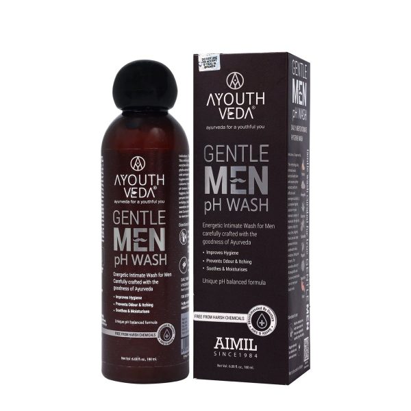 Ayouthveda Gentle-Men pH Wash (180 Ml)