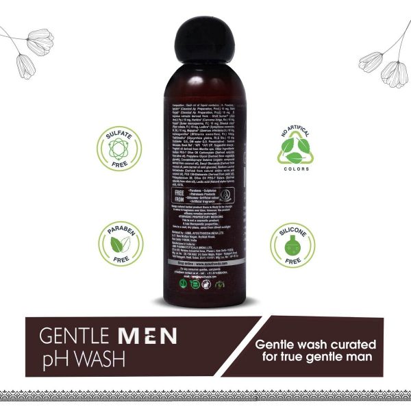 Ayouthveda Gentle-Men pH Wash (180 Ml) - Image 5