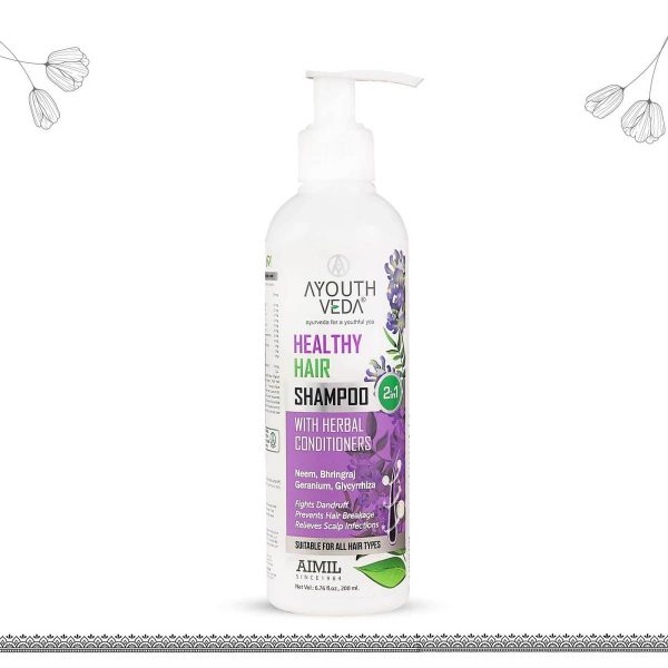 Ayouthveda Healthy Hair Shampoo With Bhringraj and Shikakai (200 Ml) - Image 6