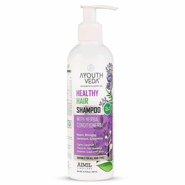 Ayouthveda Healthy Hair Shampoo With Bhringraj and Shikakai (200 Ml)