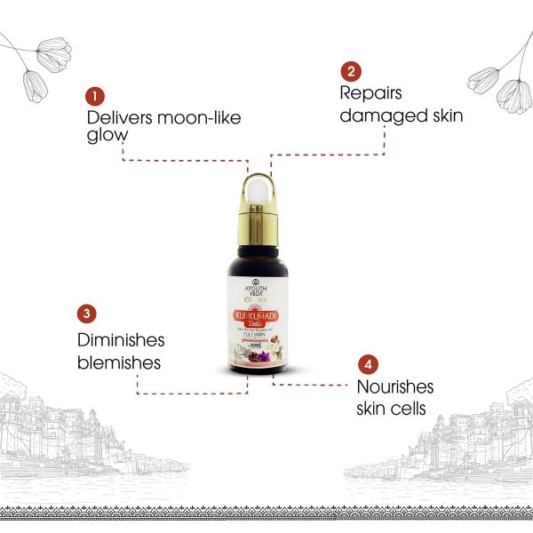 Ayouthveda Kunkumadi Taila (30 ml) - Image 5