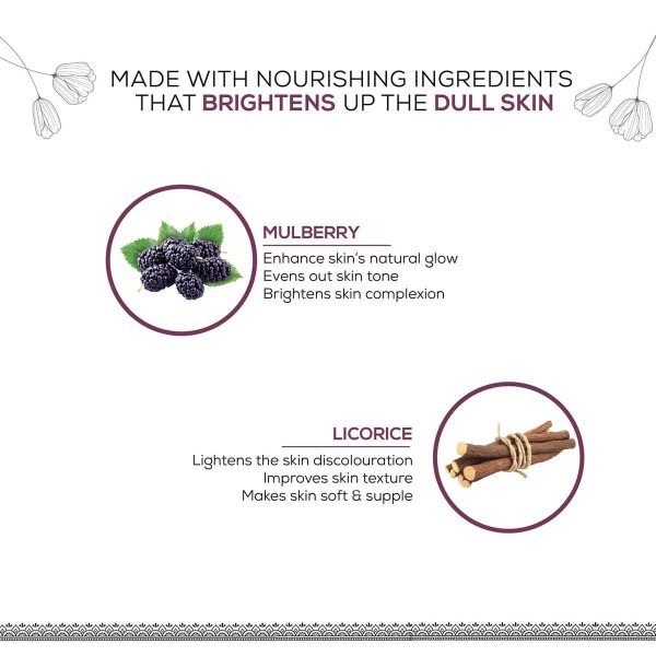 Ayouthveda Licorice & Mulberry Face Serum Sheet Mask (20 Gm) - Image 3