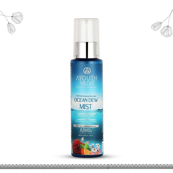 Ayouthveda Ocean Dew Mist To Keep Your Skin Hydrated All Day (100 Ml) - Image 5