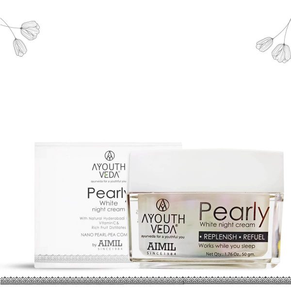 Ayouthveda Pearly White Night Cream (50 Gm) - Image 3