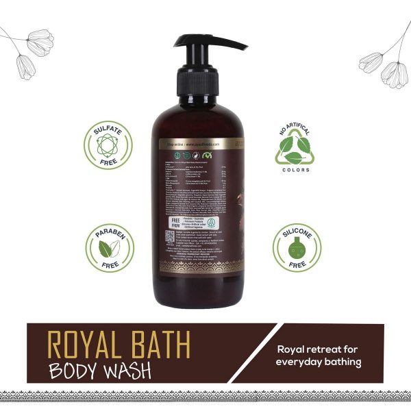 Ayouthveda Royal Bath Body Wash with Coffee & Aloe vera (300 Ml) - Image 5