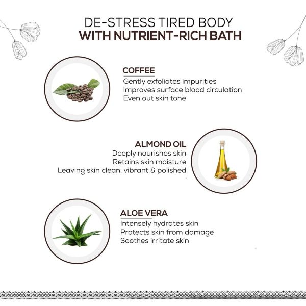 Ayouthveda Royal Bath Body Wash with Coffee & Aloe vera (300 Ml) - Image 7
