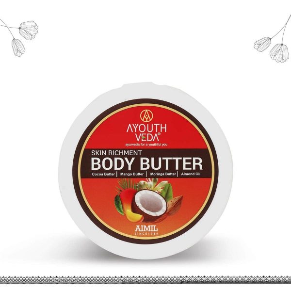 Ayouthveda Skin Richment Body Butter With Mango and Cocoa Butter (200 Gm) - Image 2