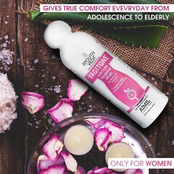 Ayouthveda Vagitone Intimate Hygiene Wash (180 ml) - Image 3