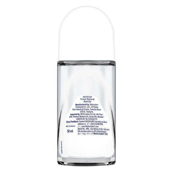 Nivea Deodorant Roll On Fresh Natural (50 ml) - Image 2