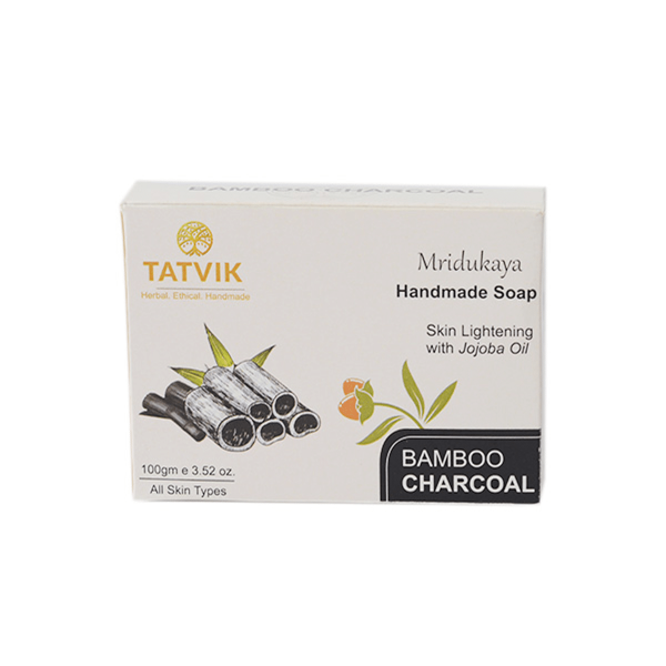Tatvik Mridukaya Handmade Soap Bamboo Charcoal