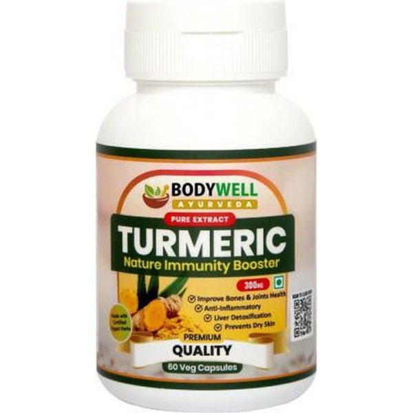 Bodywell Turmeric Haridra Extract Capsule 300 mg (60 Capsules)
