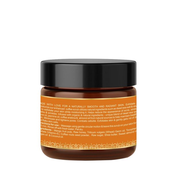 Body Gold Arabica Coffee Scrub - Honey & Mango (100 Gm) - Image 2