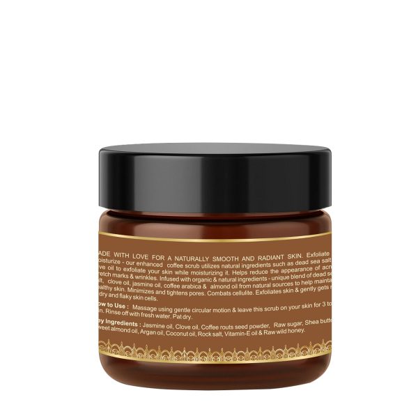 Body Gold Arabica Coffee Scrub - Jasmine & Clove (100 Gm) - Image 2