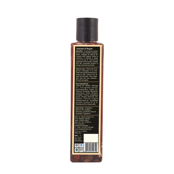 Body Gold Biotin & Keratin Hair Oil (100 ml) - Image 3