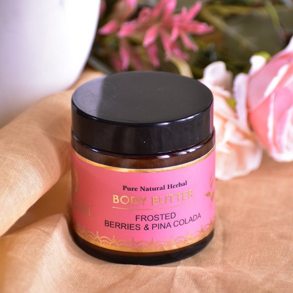 Body Gold Body Butter Cream - Frosted Berries & Pina Colada (100 Gm)