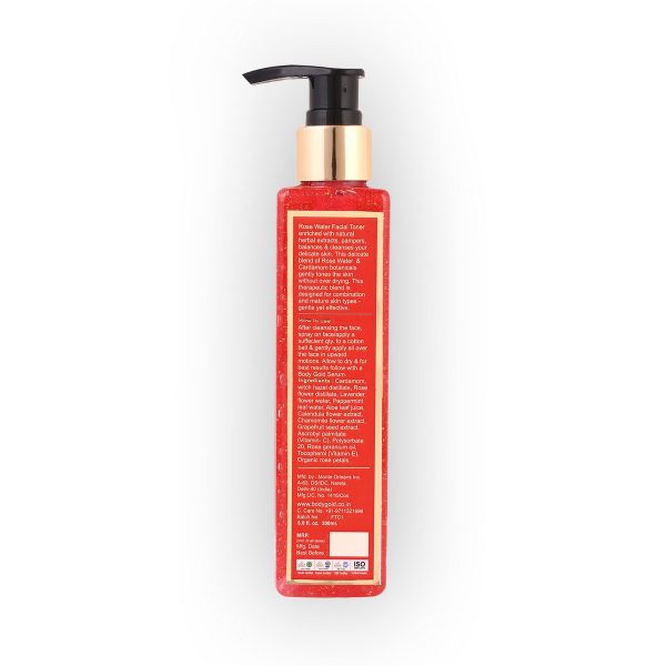 Body Gold Face Toner - Fresh Rose & Gold (100 Ml) - Image 2