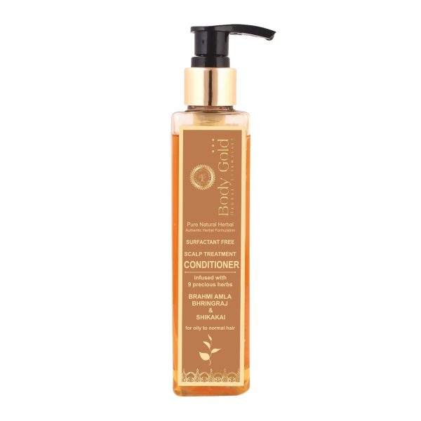 Body Gold Hair Conditioner - Brahmi Amla Bhringraj & Shikakai (200 ml)