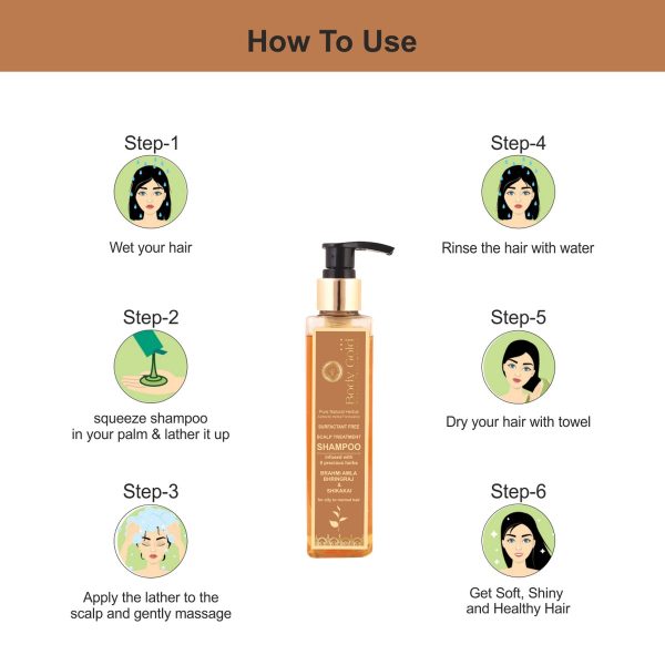 Body Gold Hair Conditioner - Brahmi Amla Bhringraj & Shikakai (200 ml) - Image 5
