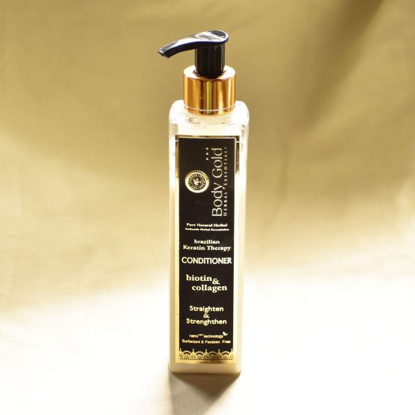 Body Gold Hair Conditioner - Brazillian Keratin Therapy (200 ml)