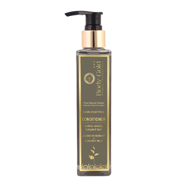 Body Gold Hair Conditioner - Jojoba Rosemary & Coconut Milk (200 ml)