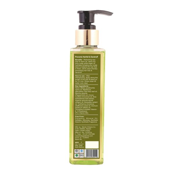 Body Gold Hair Conditioner - Neem Tea Tree & Mint (200 ml) - Image 2
