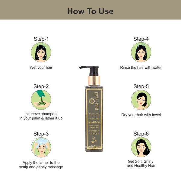 Body Gold Hair Shampoo - Jojoba Rosemary & Coconut (200 ml) - Image 3