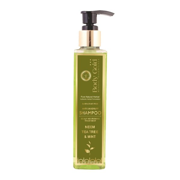 Body Gold Hair Shampoo - Neem Tea Tree & Mint (200 ml)