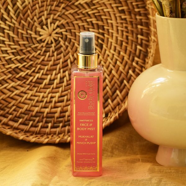 Body Gold Happiness Face & Body Mist - Mukhalat & Panch Pushp (200 ml) - Image 3
