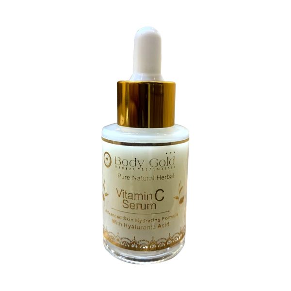 Body Gold Hydrating Vitamin C Serum With Hyaluronic Acid (30 ml) - Image 8
