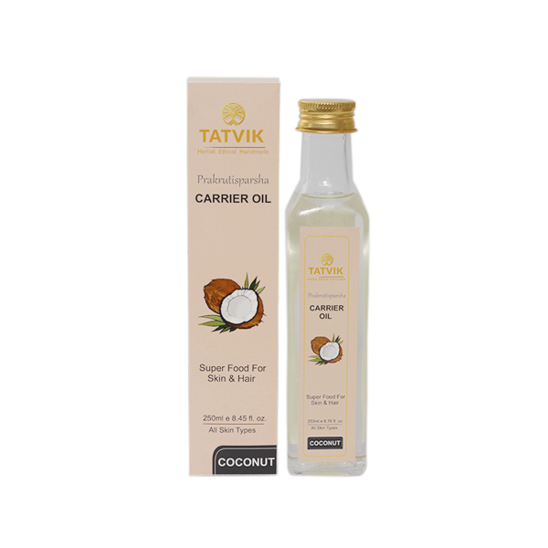 Tatvik Prakrutisparsha Carrier Oil Coconut (250ml) - Image 2