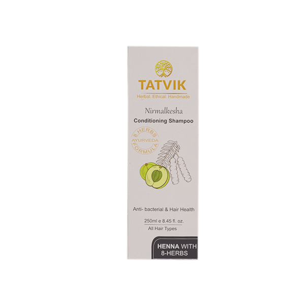 Tatvik Nirmalkesha Conditioning Shampoo Henna With 8 Herbs (100ml)