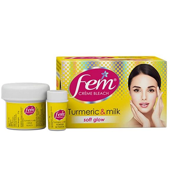 Dabur Fem Fairness Naturals Turmeric Herbal Bleech ( 24 gram) - Image 3