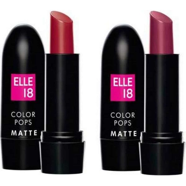 Elle 18 Color Pops Matte Code Red & Cherry Wine (8.6 ml)